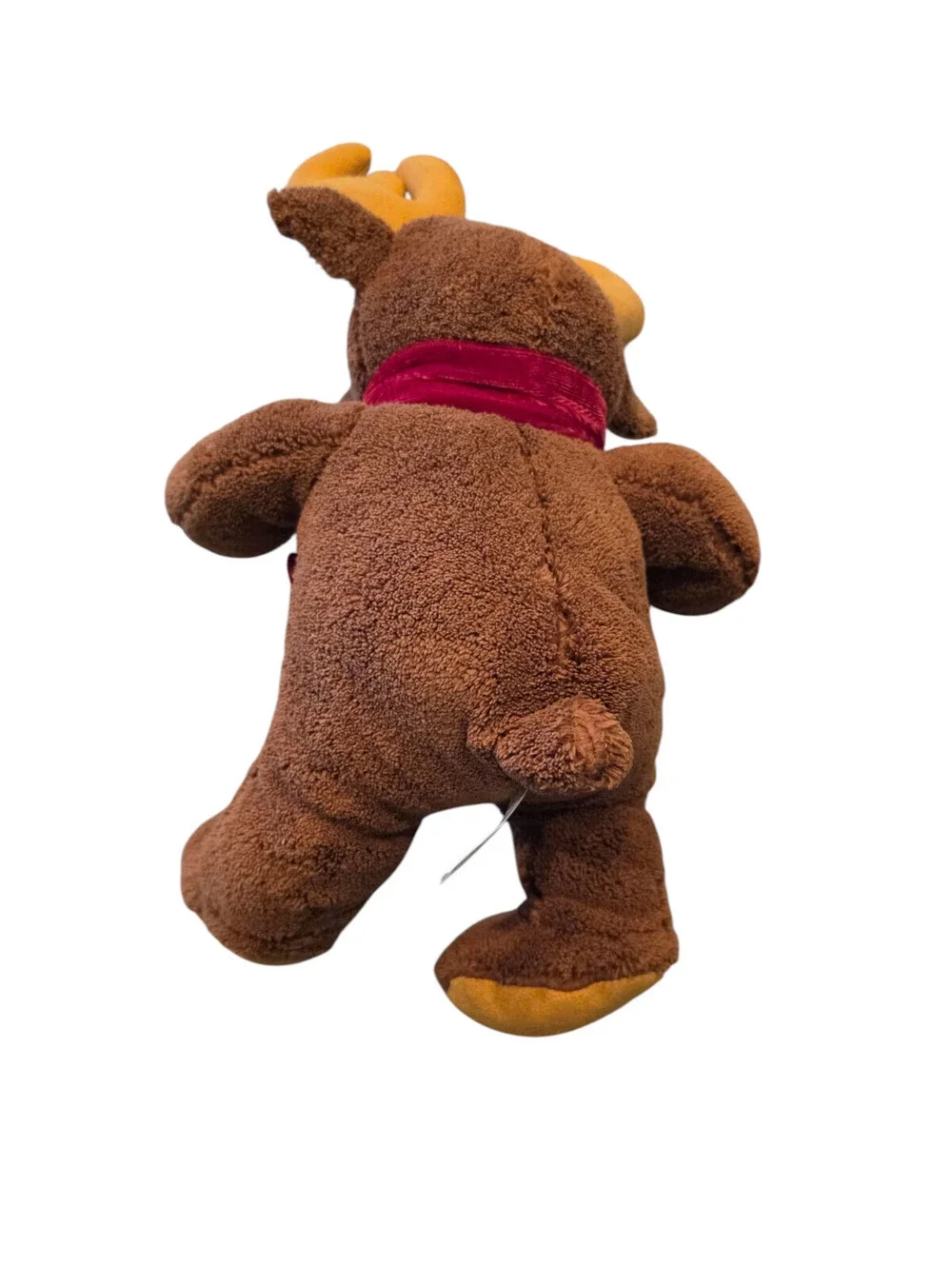Vintage Dan Dee Plush Stuffed Animal Holiday Christmas Moose Brown